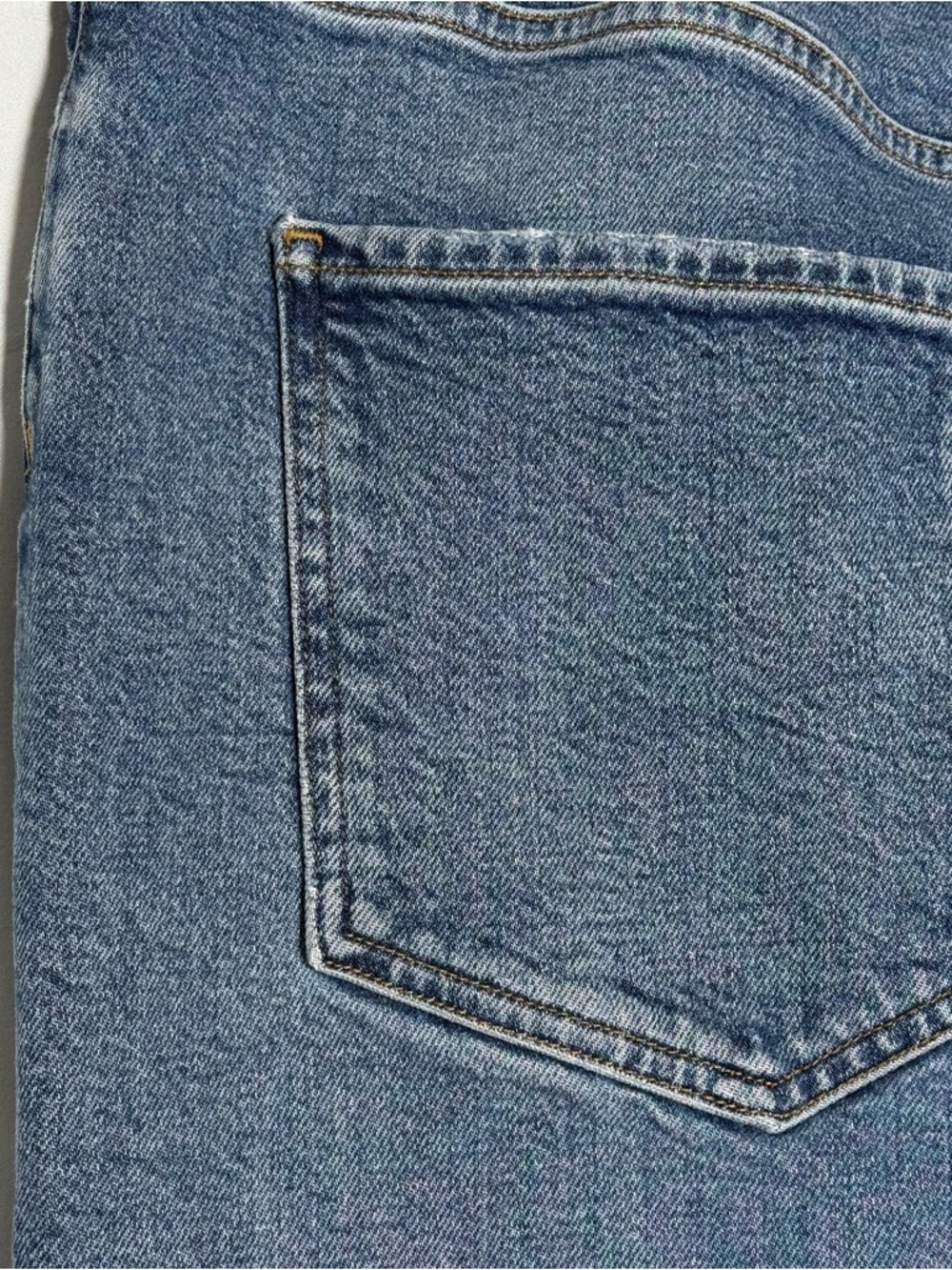 AGOLDE Riley Cropped Jeans High Rise Straight Leg Button Fly 31 - Picture 13 of 16